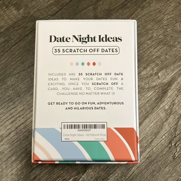Date Night Ideas Scratch Off Cards - Picture 2 of 8